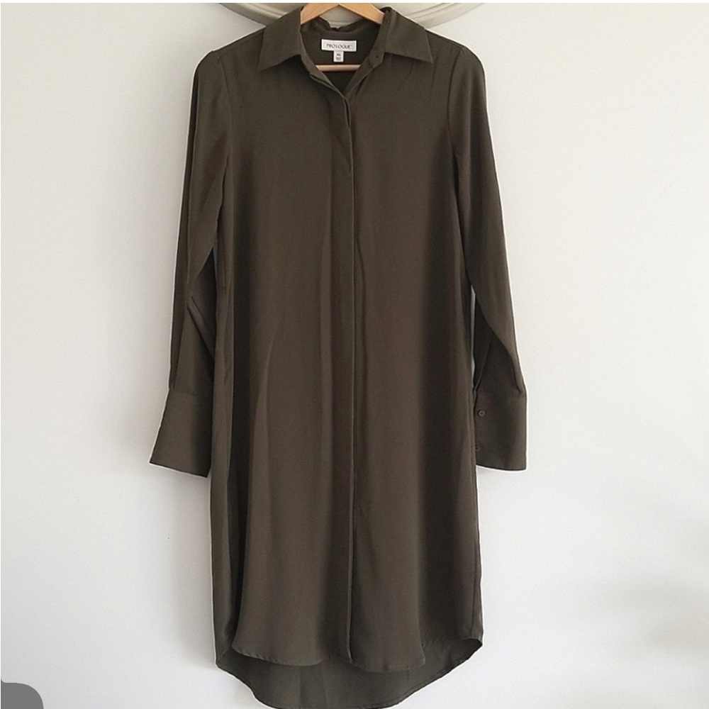 Target Prologue Long-Sleeve Button-Up Dress